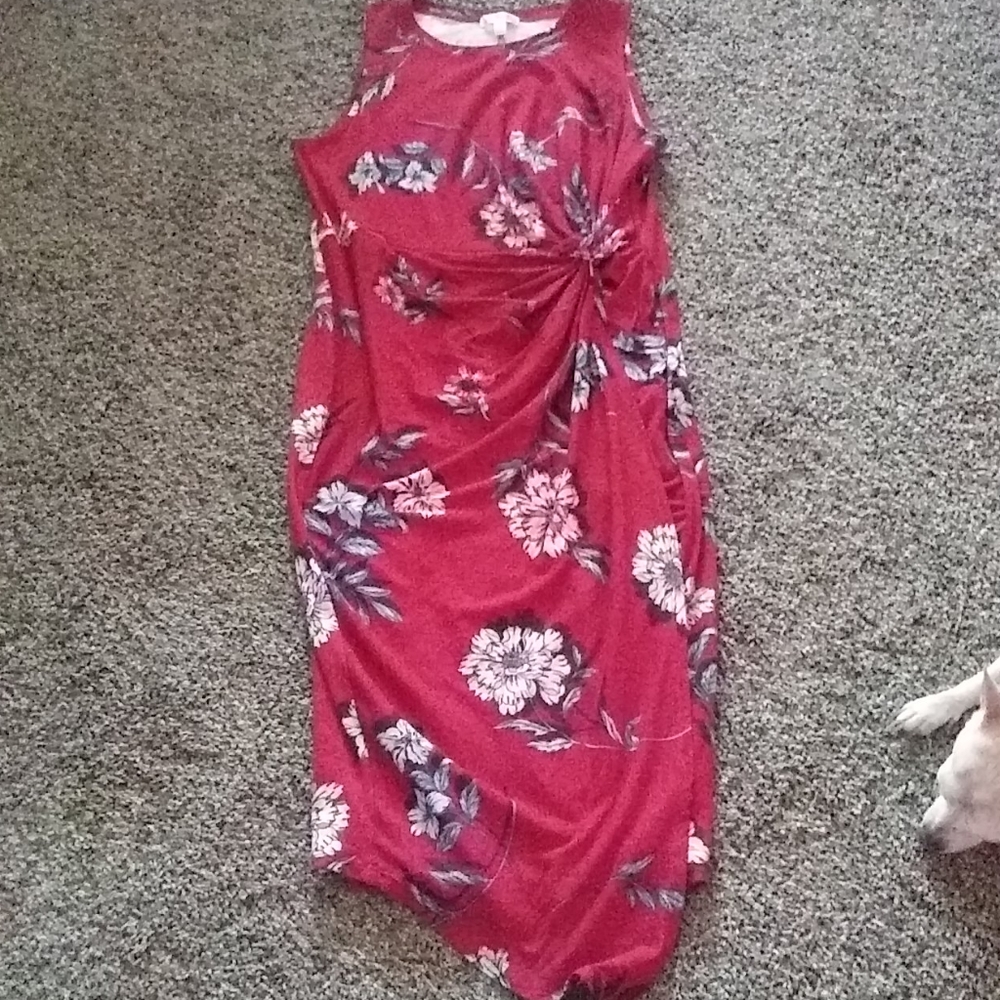 Faux wrap dress